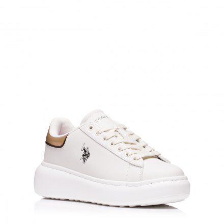 U.S. POLO ASSN. MEGHAN001 Sneaker  Cream 