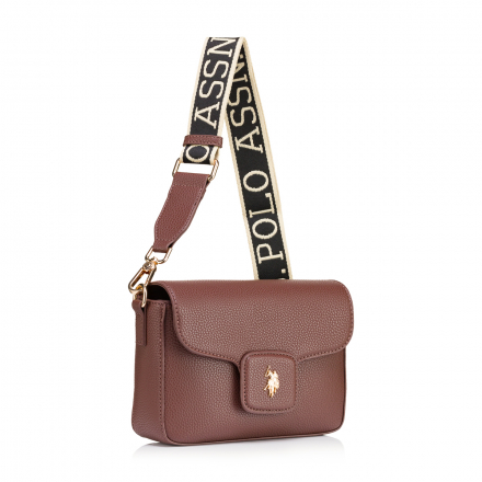 U.S. POLO ASSN. BIUE58497WVP Mansion Flap Crossbody Τσάντα  Σκούρο Δαμασκινί