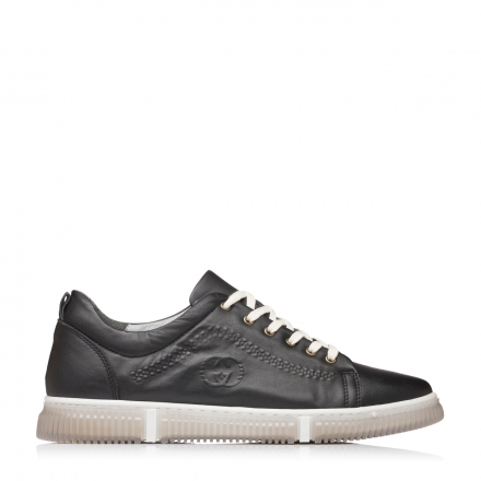 NEXT STEP SHOES 2020 Sneaker Leather Μαύρο
