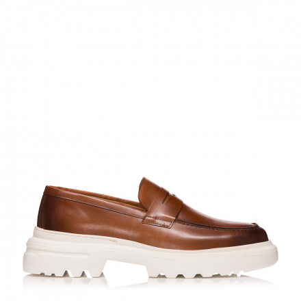 FENOMILANO 2405 Leather Loafer Camel