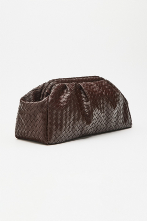 LEATHERTWIST FW25/07 DIMI TEXTURED Τσάντα  Καφέ