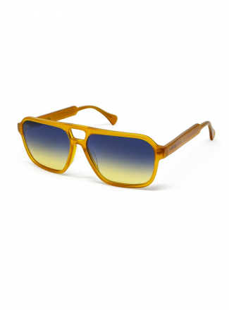 WEAREYES WAE.DB.00.01 Double B Sunglasses  Orange/Blue-Yelllow