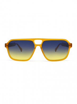 WEAREYES WAE.DB.00.01 Double B Sunglasses  Orange/Blue-Yelllow