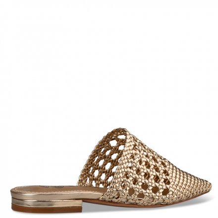 ENVIE SHOES E32-19299 SLIP ON LOAFERS Μule  Gold