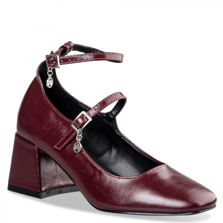 ENVIE SHOES E42-20119 MARY JANE PUMPS Γόβα  Wine