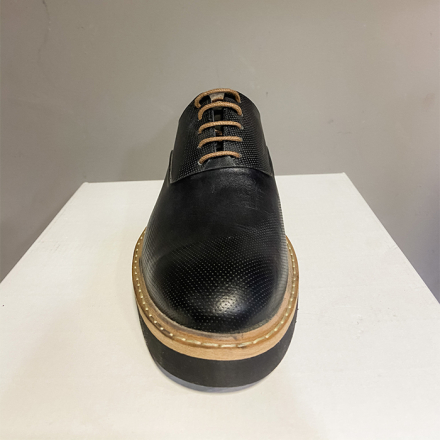 FENOMILANO Formal Leather Δετό Παπούτσι  Μαύρο 