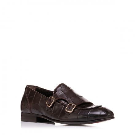 FENOMILANO KL2416 Leather Loafer  Καφέ