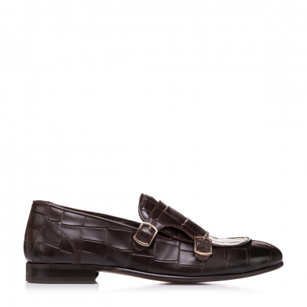FENOMILANO KL2416 Leather Loafer  Καφέ