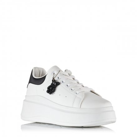 PLATO LY653 Sneaker  White/Black