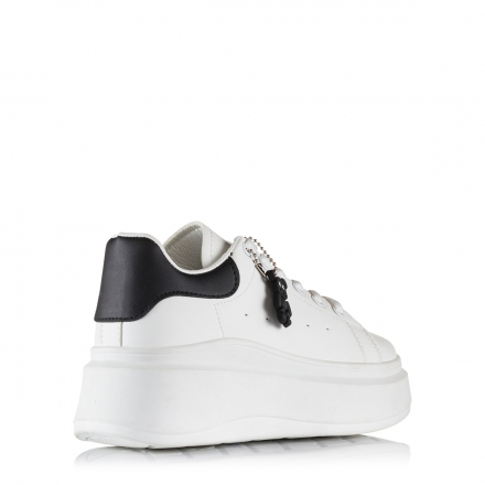 PLATO LY653 Sneaker  White/Black