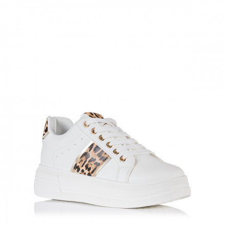 MELLISA MS31011 Sneaker  Λευκό/Λεοπαρ