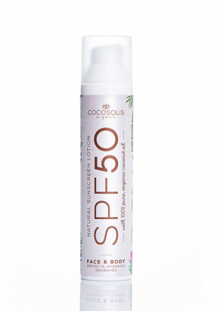SPF50 Natural Sunscreen Lotion Protects, Hydrates, Nourishes Sunscreen