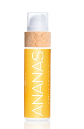 ANANAS Suntan & Body Oil Deep Tan, Hydration, Pineapple Aroma 