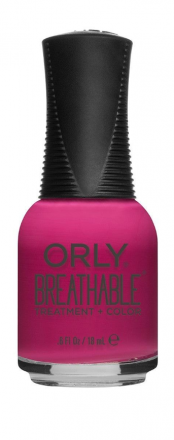 ORLY Berry Intuitive Βερνίκι Breathable Θεραπεία και Χρώμα, για αδύναμα και ταλαιπωρημένα νύχια, 18ml ΡΟΖ