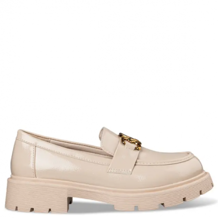 ENVIE SHOES E15-19368 CHUNKY LOAFERS Loafer  Nude