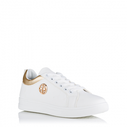 Linea Sneaker  Λευκό/Χρυσό 