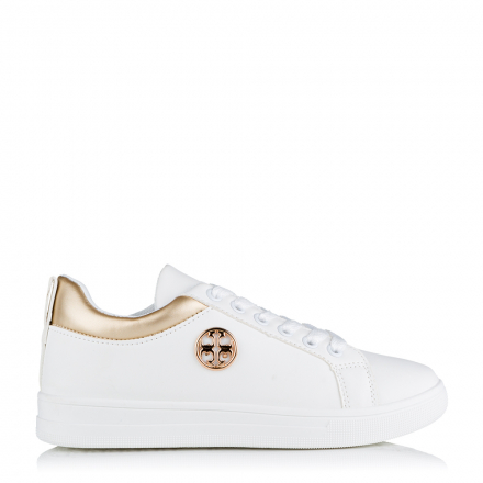 Linea Sneaker  Λευκό/Χρυσό 