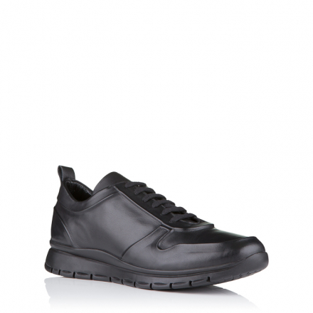 Genuine Leather Sneaker Μαύρο 