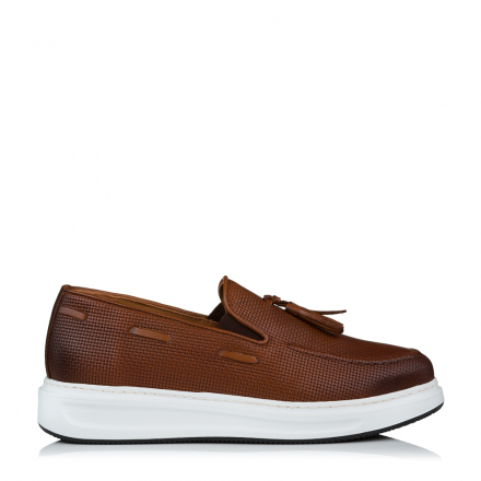 Fenomilano Loafer Leather Κάμελ 