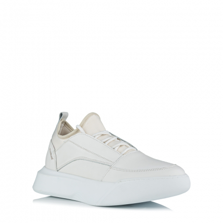 Fenomilano Sneaker Leatrher Λευκό 