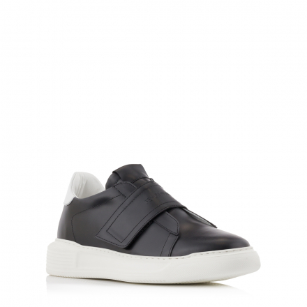 FENOMILANO 3083 Sneaker Leather Μαύρο/Λευκό