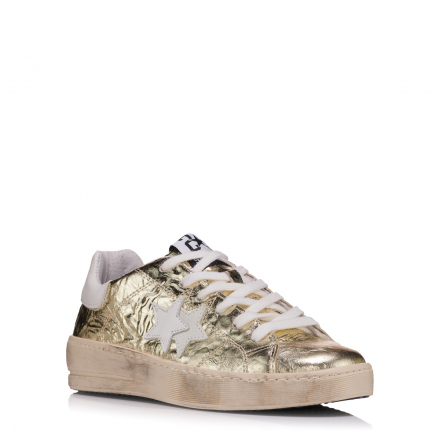 2STAR WALK STAR Sneaker  Gold/White 