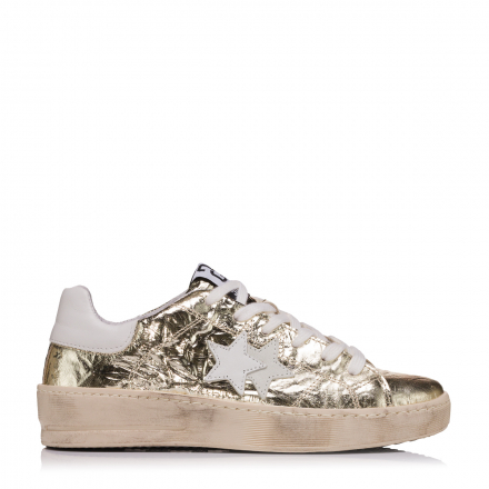 2STAR WALK STAR Sneaker  Gold/White 