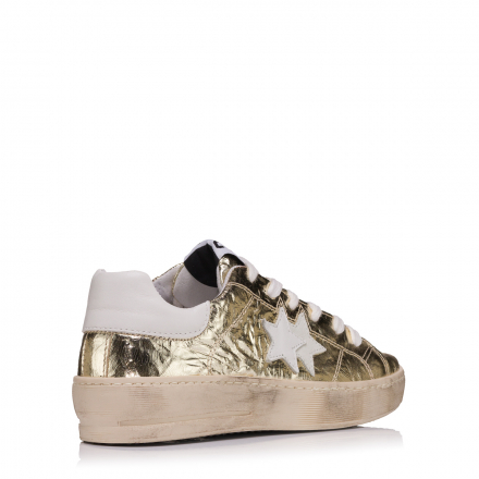 2STAR WALK STAR Sneaker  Gold/White 