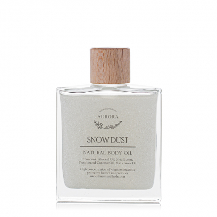 Natural Body Oil with Glitter, 100ml  Snow Dust