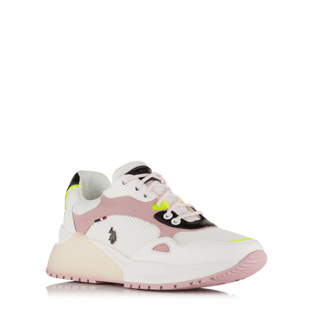 U.S. Polo Assn. BONYE004 Sneaker  Λευκό/Ροζ 