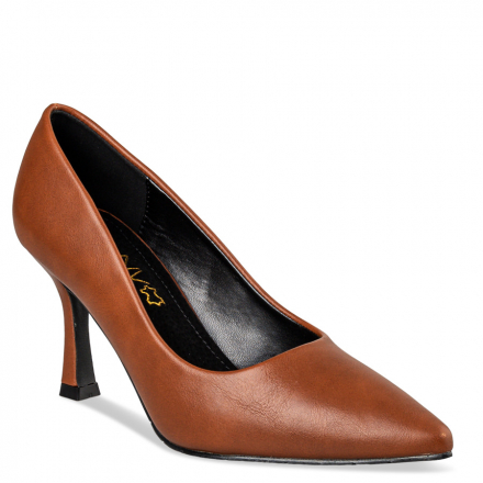 MISS NV V31-20009 STILETTO PUMPS Γόβα  Camel