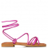MAIRIBOO FOR ENVIE WIRED Flat Sandal Lace Up Φουξ 