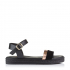 TOMAS Oriana Sandal Flatform Ankle Strap Μαύρο 