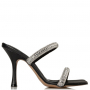 ENVIE SHOES Μules STILETTO With Strass Μαύρο 
