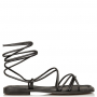 MAIRIBOO FOR ENVIE WIRED Flat Sandal Lace Up Μαύρο 