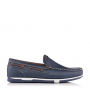 NICON Bernard Moccasin Soft Leather Blue