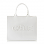 GAELLE PARIS Maxi Shopper Τσάντα  Bianco